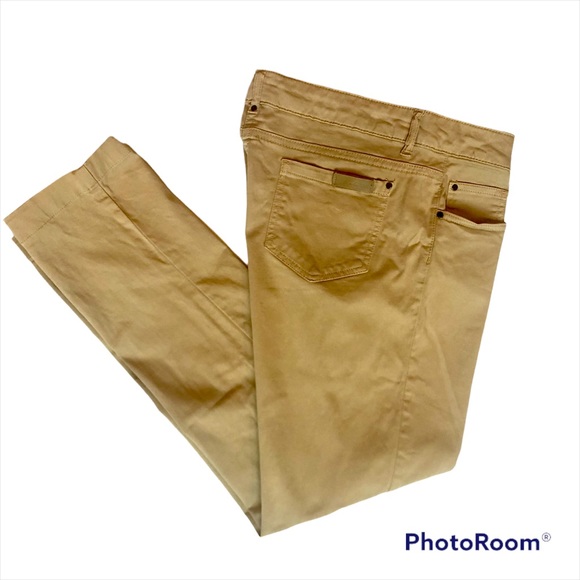 Vintage Kookai jeans, US size 10/12 (EU size 42), tan brown - Picture 3 of 10